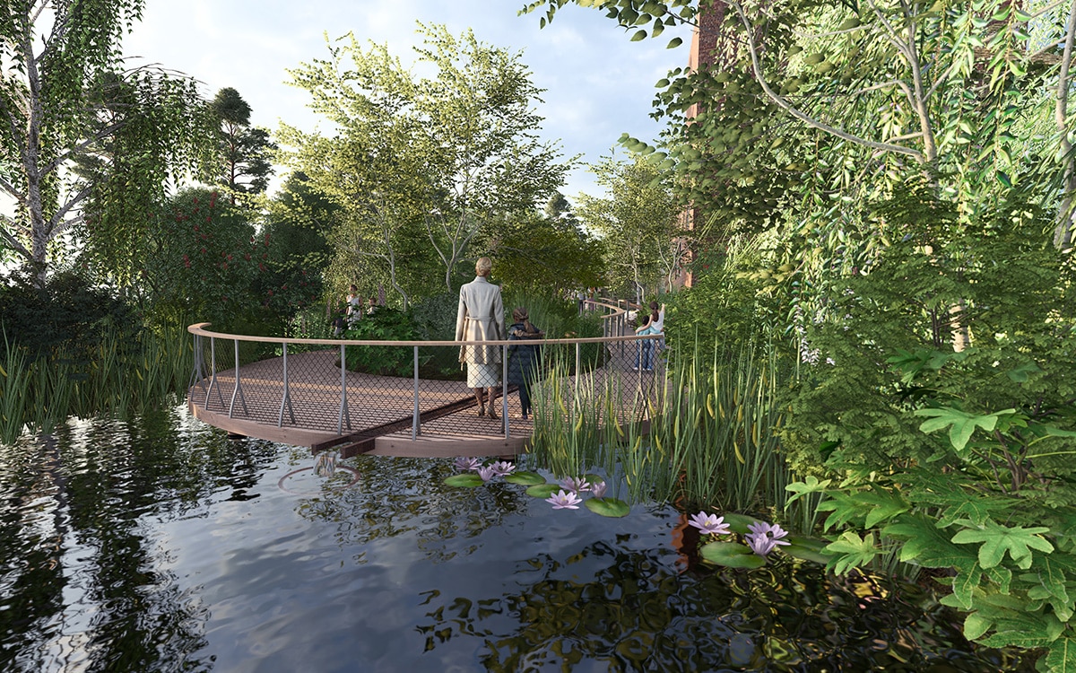 Over the Wall Welcome Garden by Matthew Elton Childs MSGLD