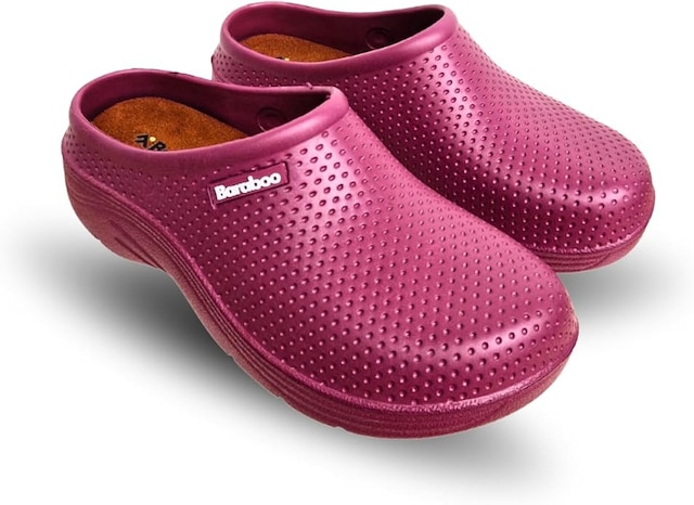 Barbaroo garden shoes pictured in pink colour