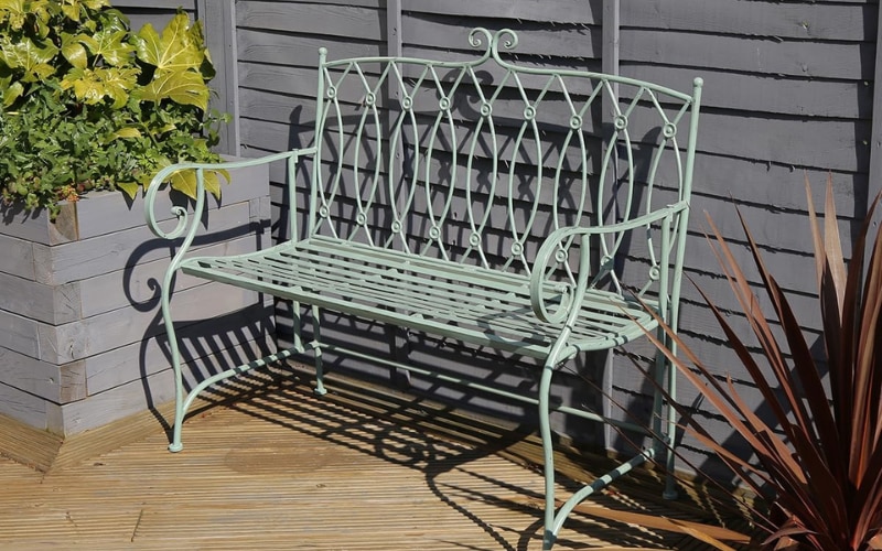 Charles Bentley iron bench 