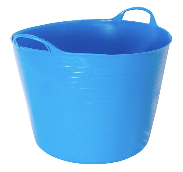 Blue plastic tub trug from Gorilla Tub