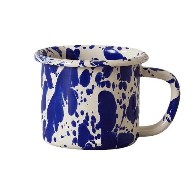 Splatter enamel mug