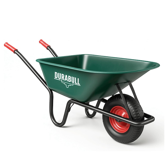 Heavy-duty garden wheelbarrow