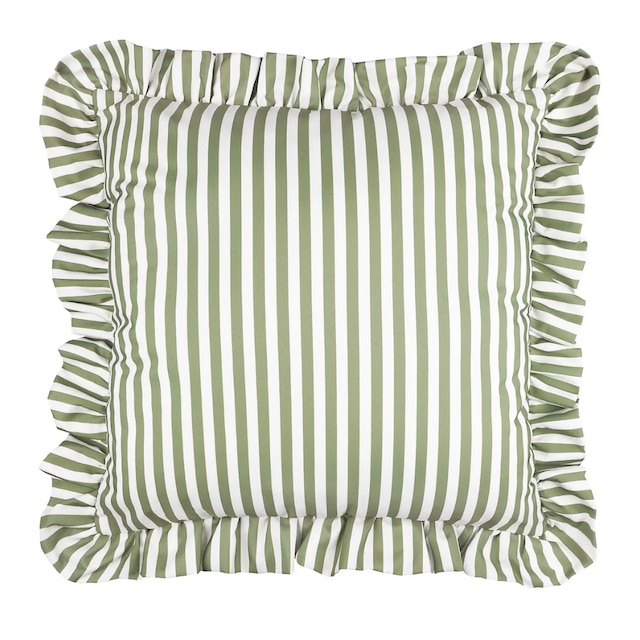 Millie ruffle outdoor square cushion