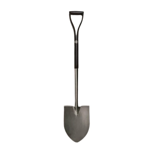Large garden shovel