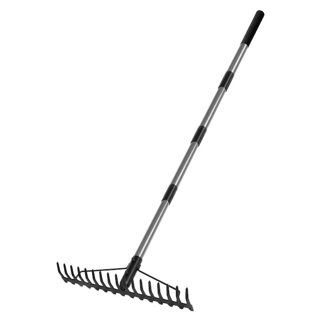 Heavy duty garden rake