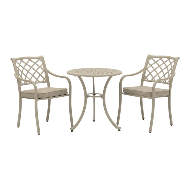 RHS Bridgewater stone cast aluminium 2 seat bistro set