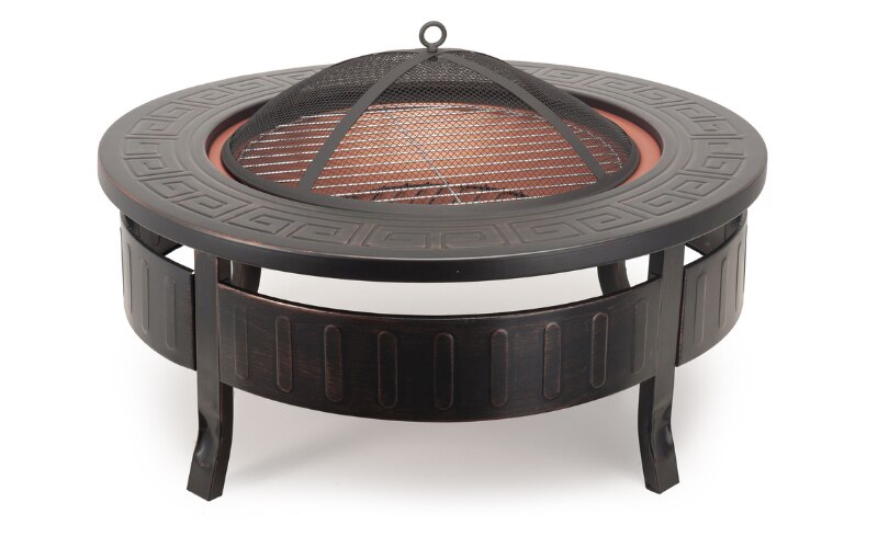 The Range Oliver Outdoor Round Fire Pit BBQ